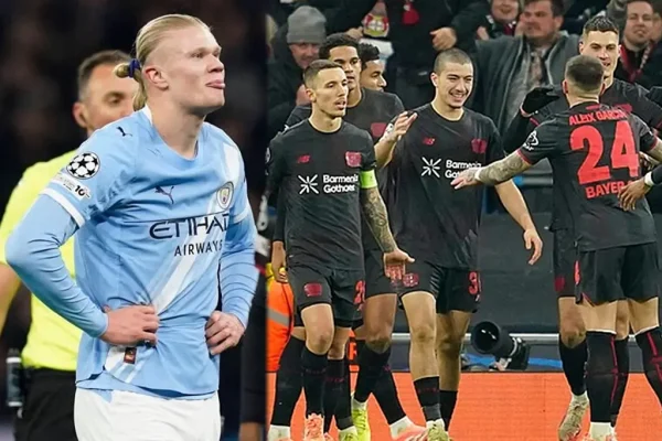Bayer Leverkusen End Manchester City’s Home Dominance With 2-0 UCL Win