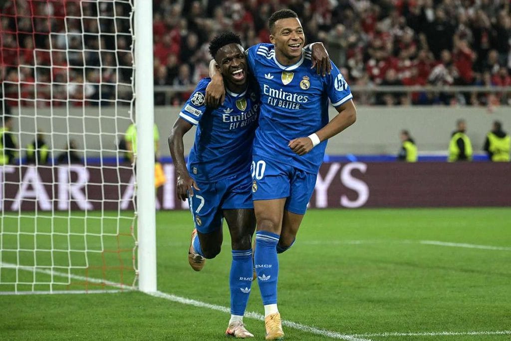 Kylian Mbappe Masterclass Helps Real Madrid Edge Olympiacos In Seven-Goal Thriller