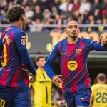 Barcelona Defeat 10-Man Villarreal 2–0