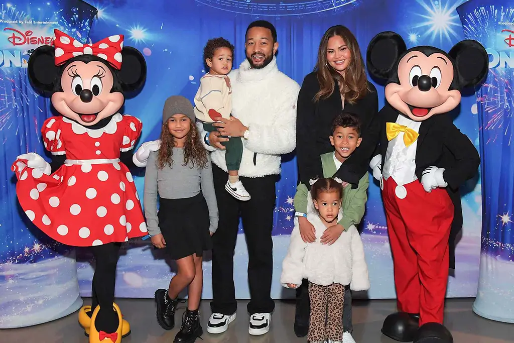 John Legend Celebrates 47th Birthday With Family in New York