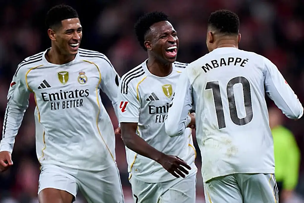 Kylian Mbappé Double Lifts Real Madrid To 3–0 Win Over Athletic Bilbao