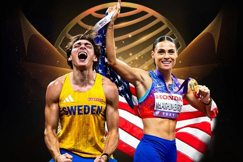 Mondo Duplantis And Sydney Mclaughlin-Levrone Crowned World Athletes Of The Year