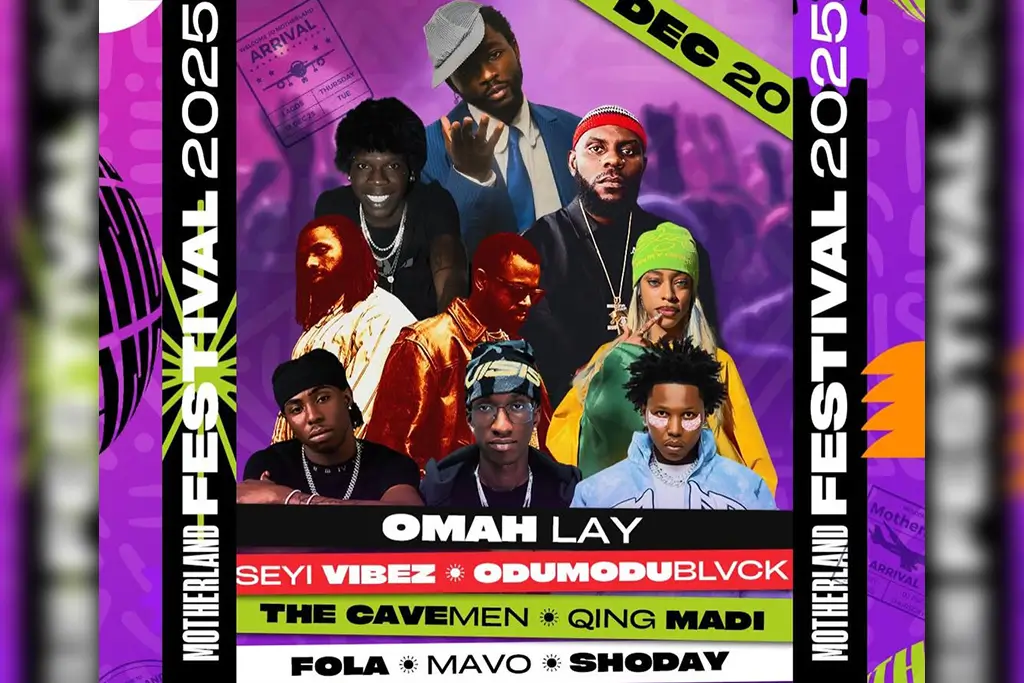 Qing Madi, Seyi Vibez, Odumodublvck Headline Motherland Festival Concert