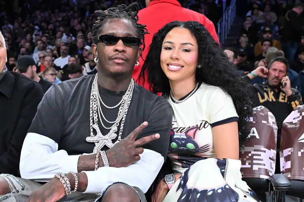 Young Thug proposes To Mariah the Scientist
