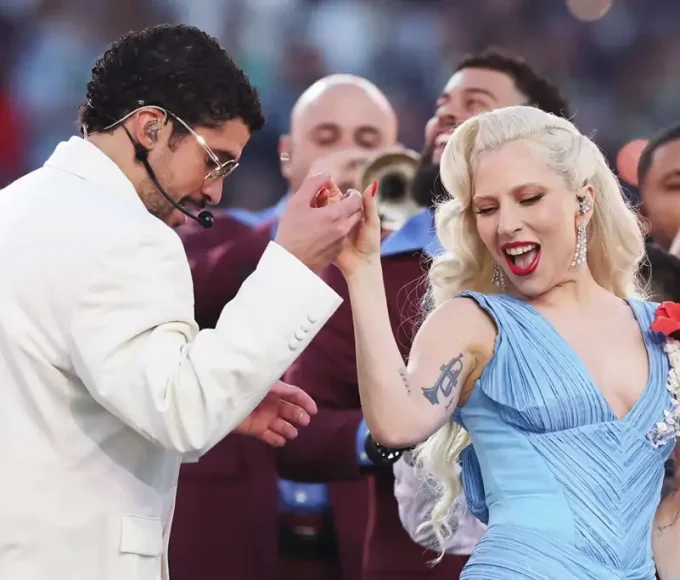 Lady Gaga Thanks Bad Bunny After Super Bowl Halftime Show