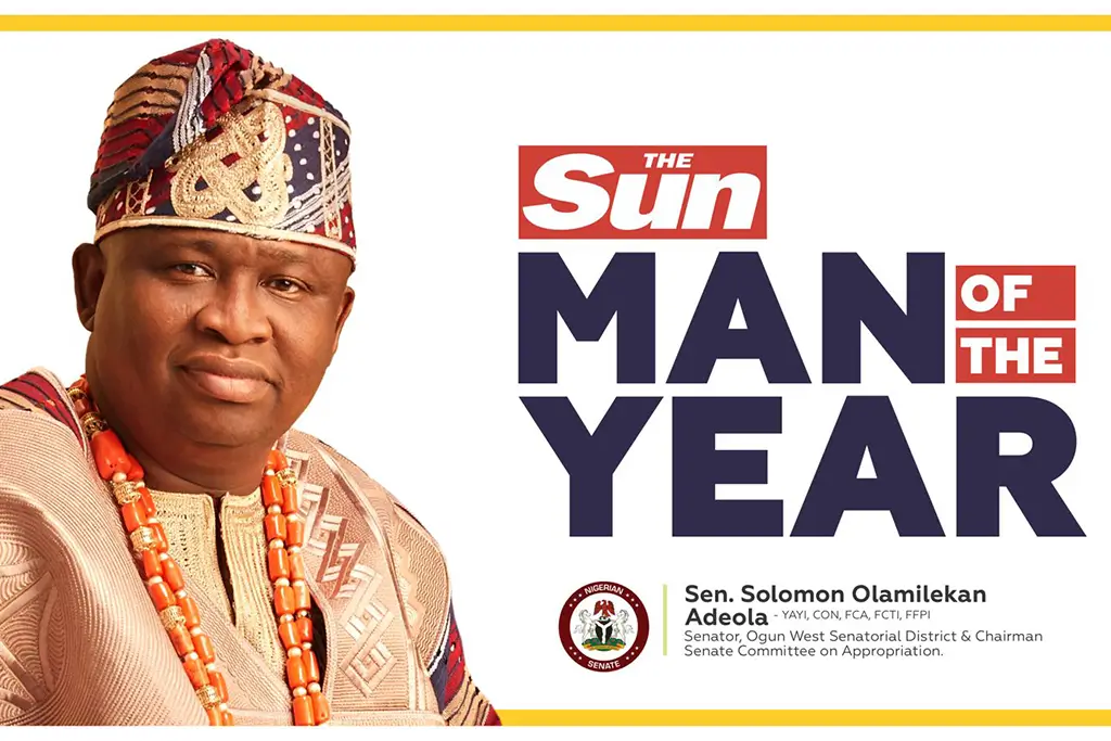 Senator Yayi Receives Sun Man of the Year 2025 Award