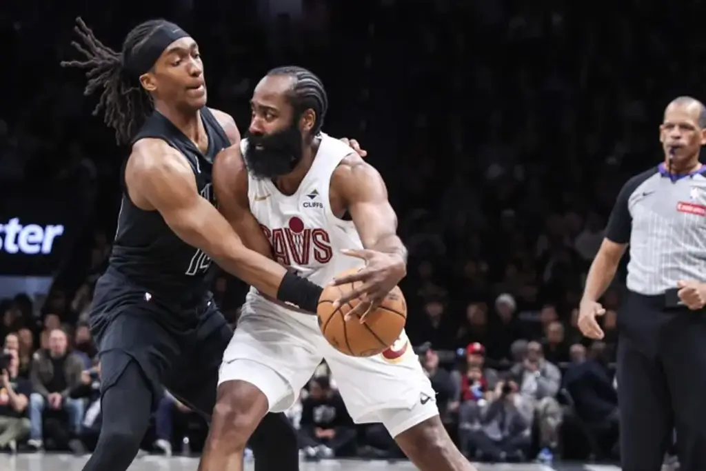 James Harden Returns As Cavs Edge Nets 106-102