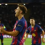 Fermín-Lopez-Hat-Trick-Propels-Barcelona-To-6-1-winning-Olympiacos_