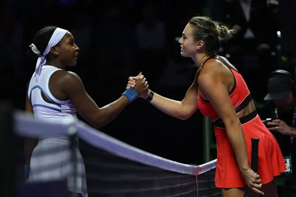 Aryna Sabalenka Storms Past Coco Gauff to Reach WTA Finals Semis