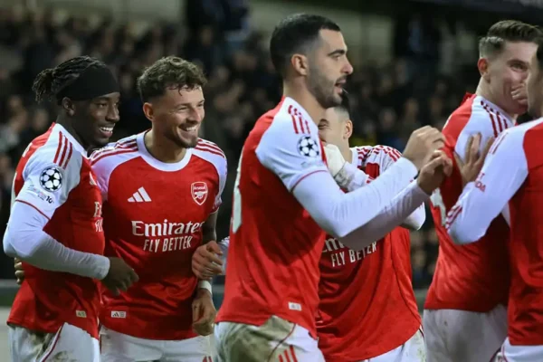Arsenal Wins Club Brugge To Maintain Perfect Champions League Record