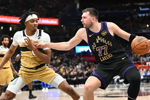 Luka Dončić Leads Lakers Past Wizards With Triple-Double