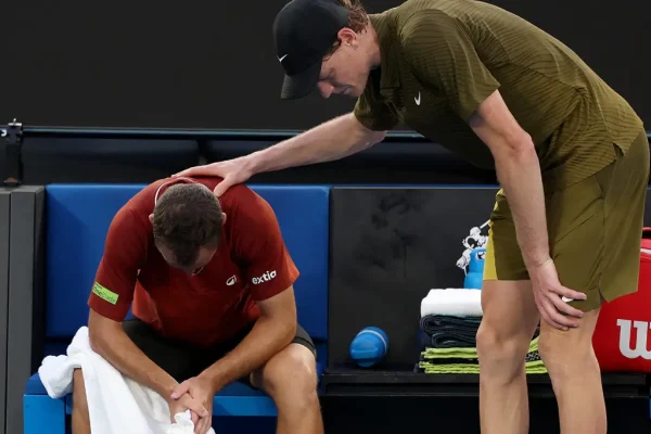 Sinner Advances As Gaston Retires At Australian Open
