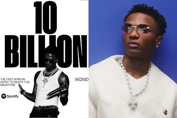 Wizkid Becomes First African Artiste to Reach 10 Billion Spotify Streams