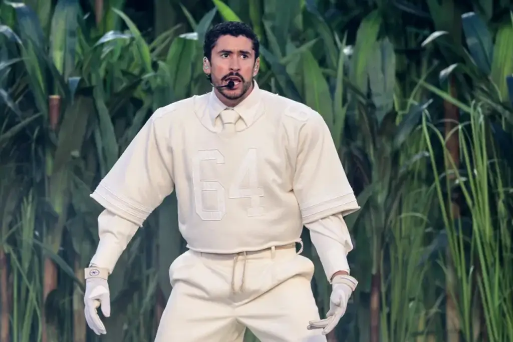 Bad Bunny Explains Meaning Of “64” Jersey At Super Bowl