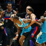 Pistons Beat Hornets 110–104 In Game Marred By Brawl