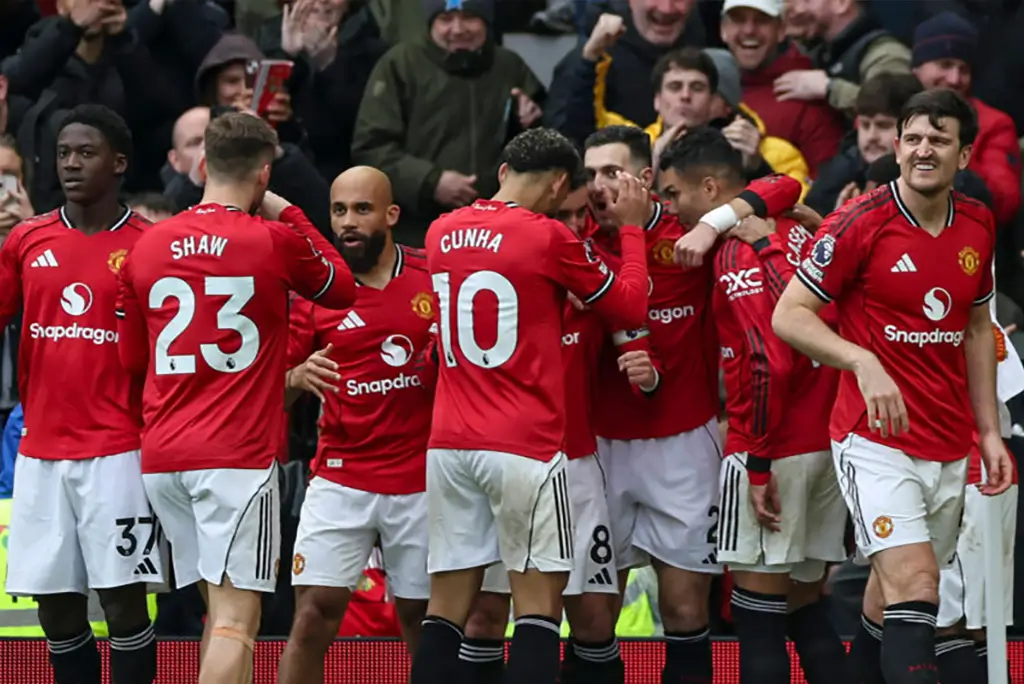 Man United Beat Aston Villa 3-1 in Premier League