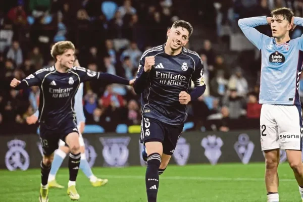 Real Madrid Beat Celta Vigo 2-1 as Valverde Scores Late Winner