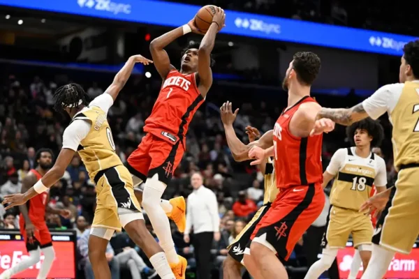Rockets Cruise Past Wizards As Sengun Drops 32