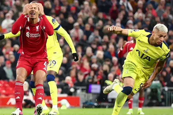 Tottenham Hold Liverpool 1-1 With Late Equaliser